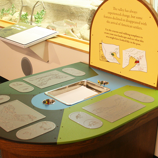 rubbing plate table